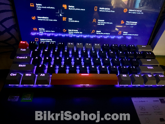 E-YOOSO Z11 RGB Mechanical Keyboard Blue Switch (61 Keys)